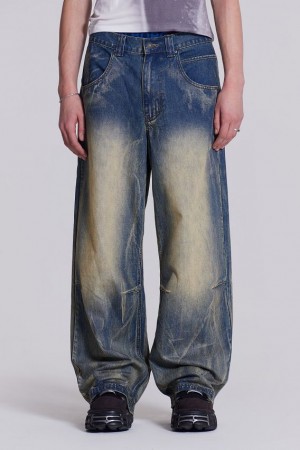 Jadedlondon Blue Ethereal Colossus Jeans | JADLDN24389