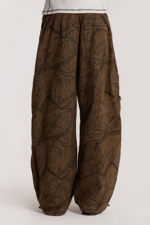 Jadedlondon Forest Camo Parachute Pants | JADLDN24754