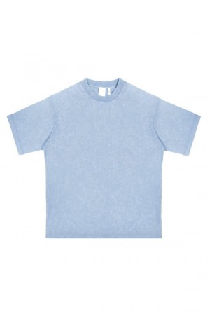 Jadedlondon Ntrls Powder Blue Oversized T-shirt | JADLDN24622