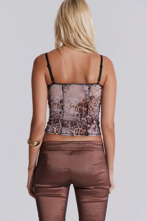 Jadedlondon Zelda Lace Up Corset Top | JADLDN24043