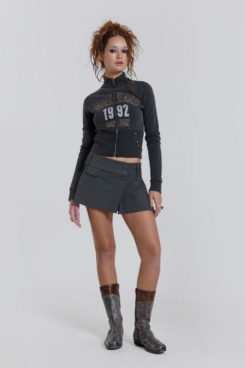 Jadedlondon Am:Pm Pleated Mini Skirt | JADLDN24222