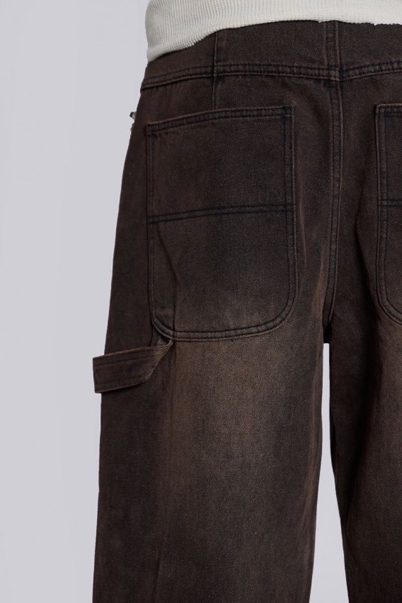 Jadedlondon Brown Colossus Carpenter Jeans | JADLDN24492