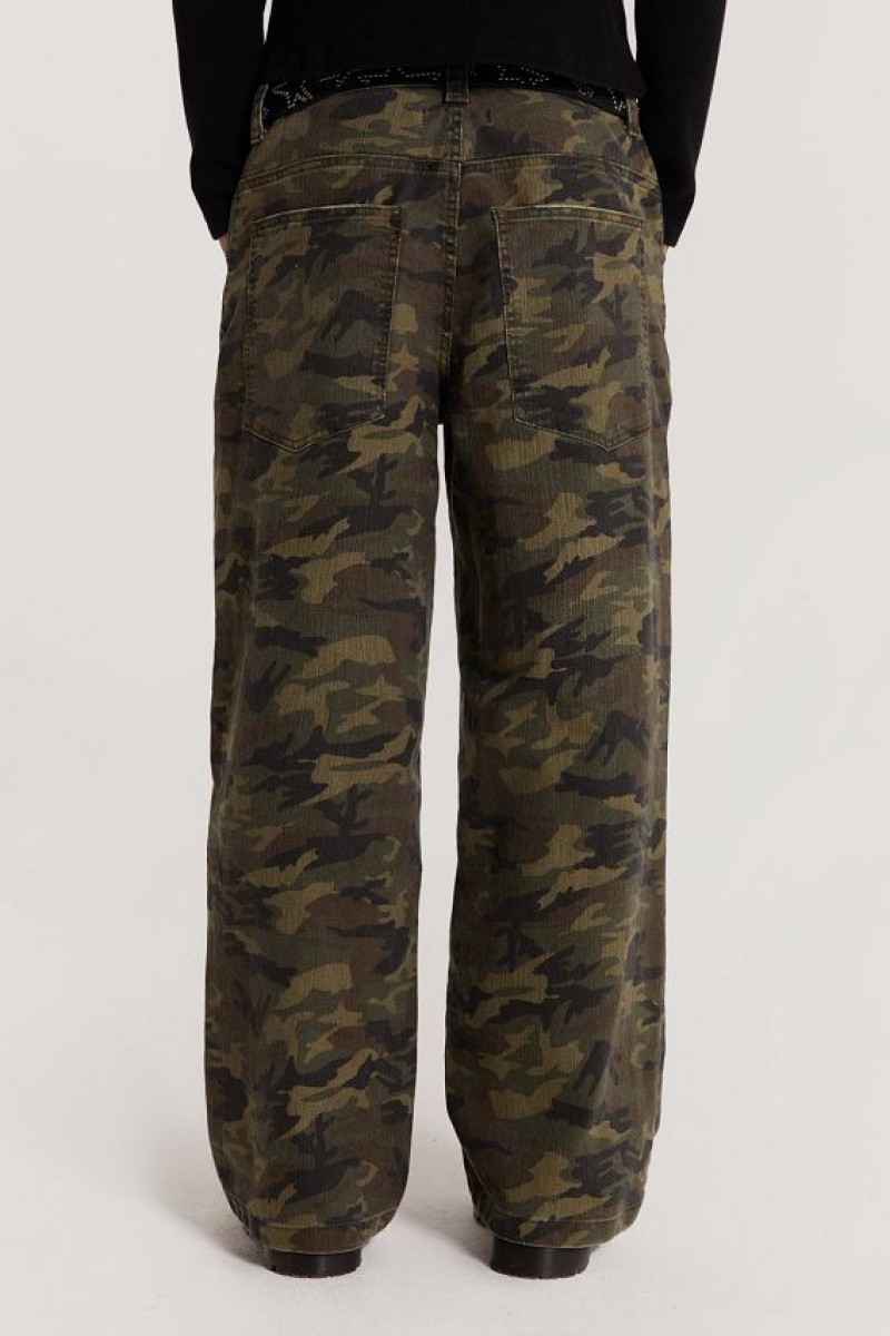 Jadedlondon Camo Colossus Baggy Jeans | JADLDN24390