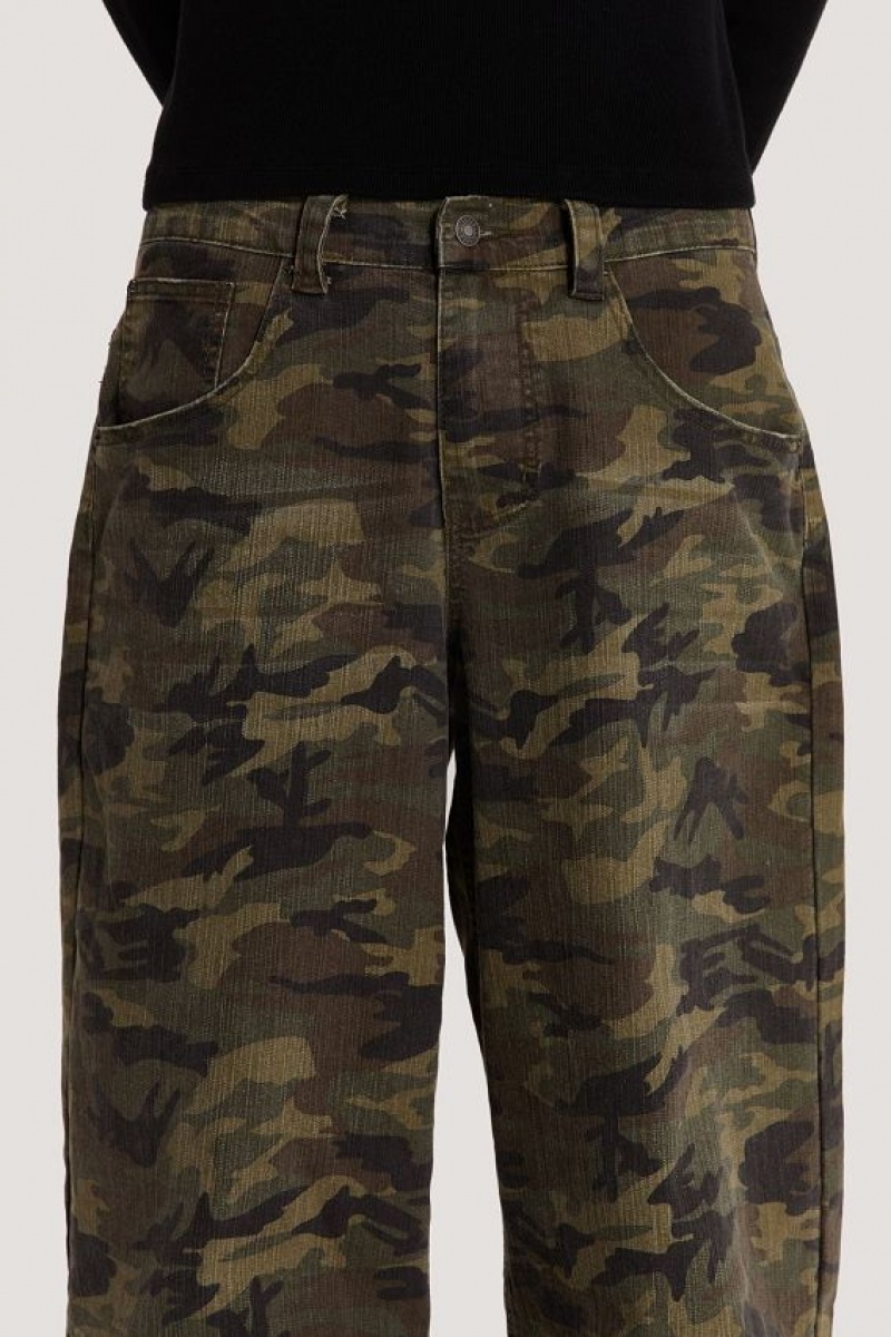 Jadedlondon Camo Colossus Baggy Jeans | JADLDN24390