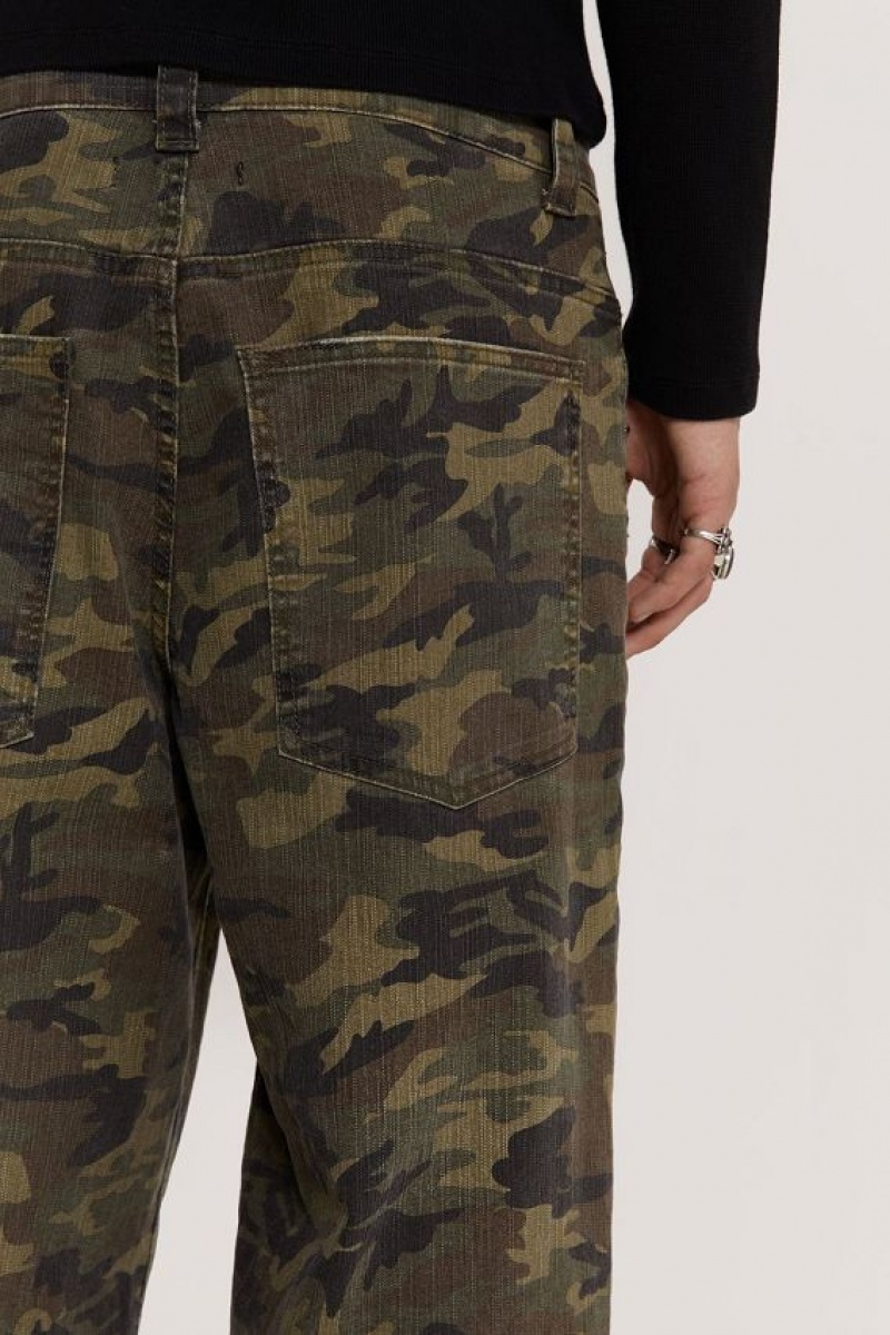 Jadedlondon Camo Colossus Baggy Jeans | JADLDN24390