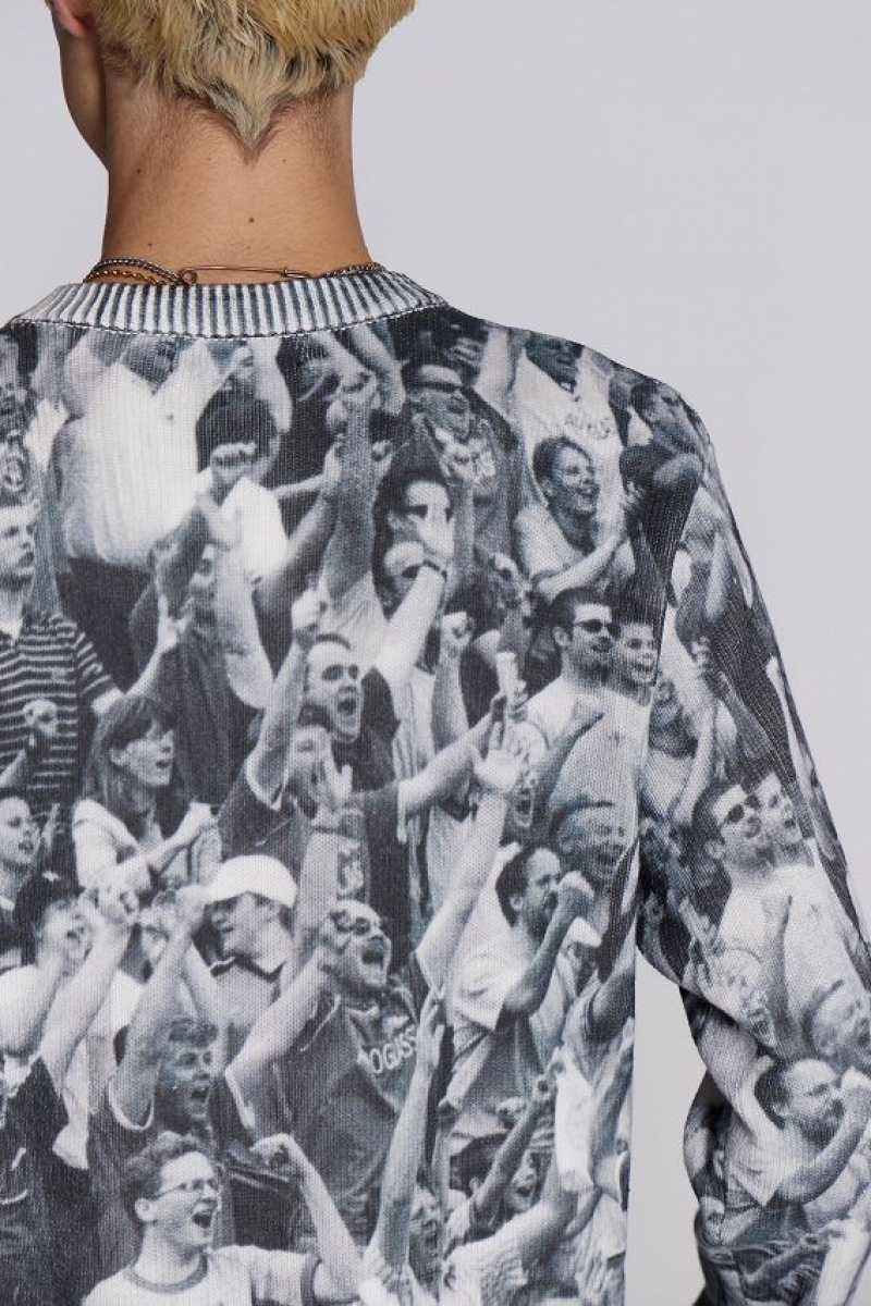 Jadedlondon Crowd Print Jumper | JADLDN24835