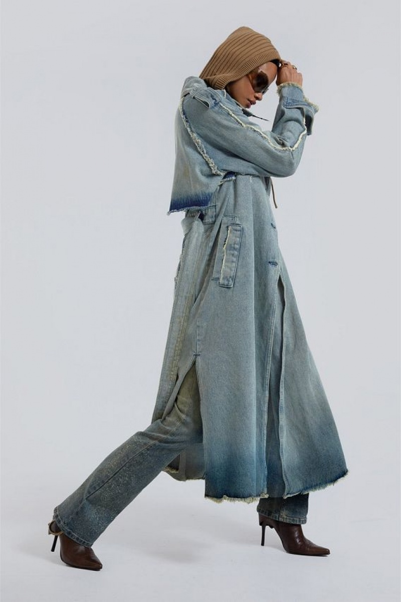 Jadedlondon Downtown Denim Coat | JADLDN24187