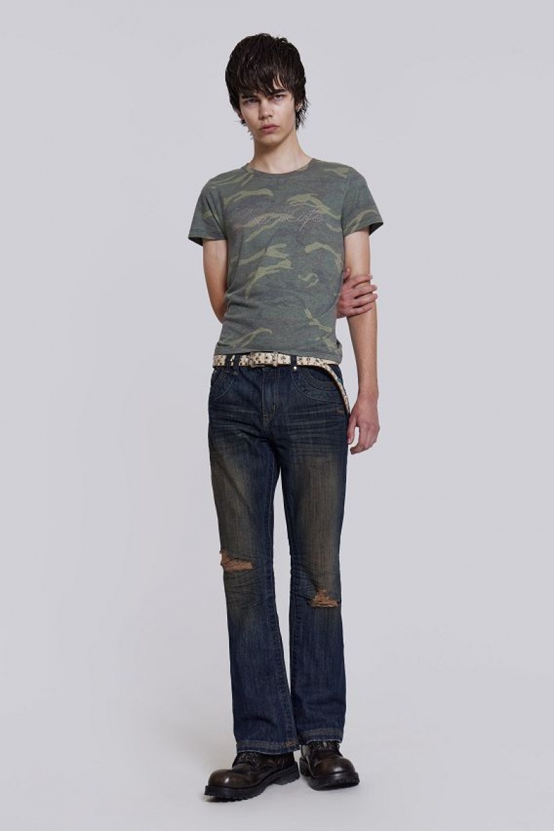 Jadedlondon Embroidered Bass Jeans | JADLDN24557