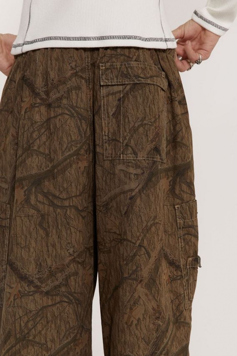 Jadedlondon Forest Camo Parachute Pants | JADLDN24778