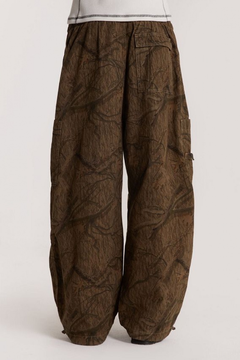 Jadedlondon Forest Camo Parachute Pants | JADLDN24778