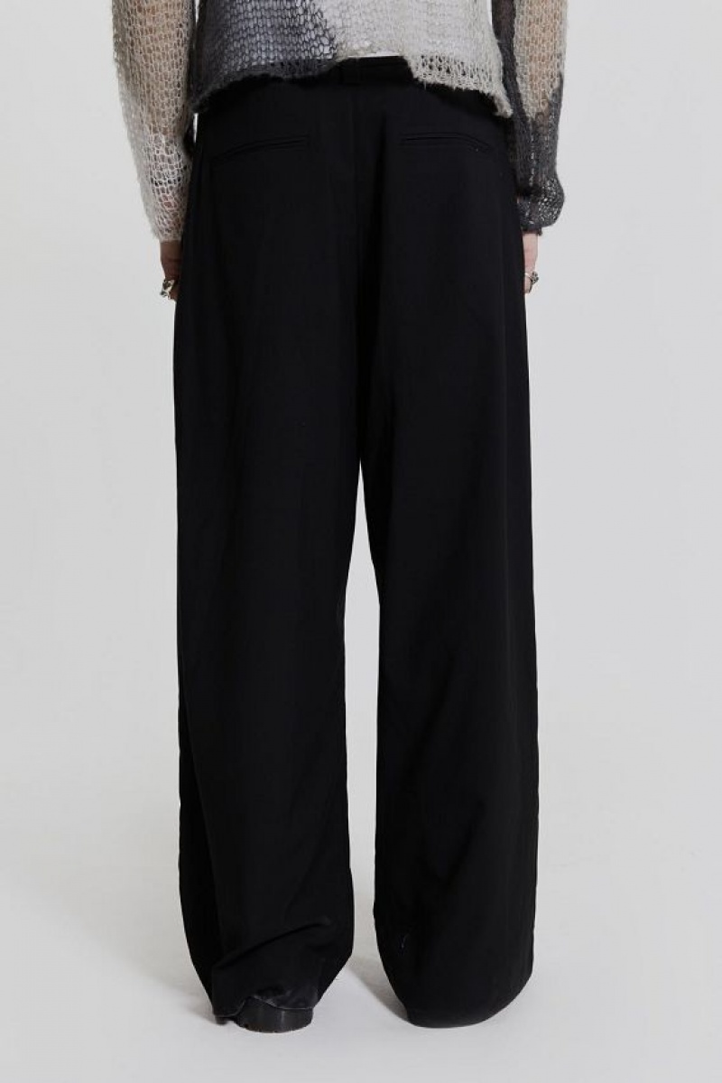 Jadedlondon Goliath Black Suit Pant | JADLDN24846