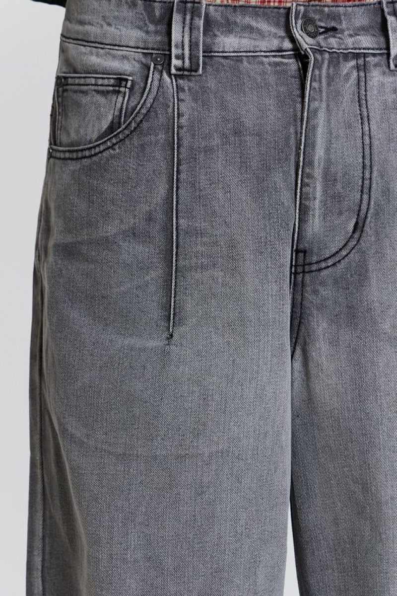 Jadedlondon Grey Acid Razor Jean | JADLDN24496