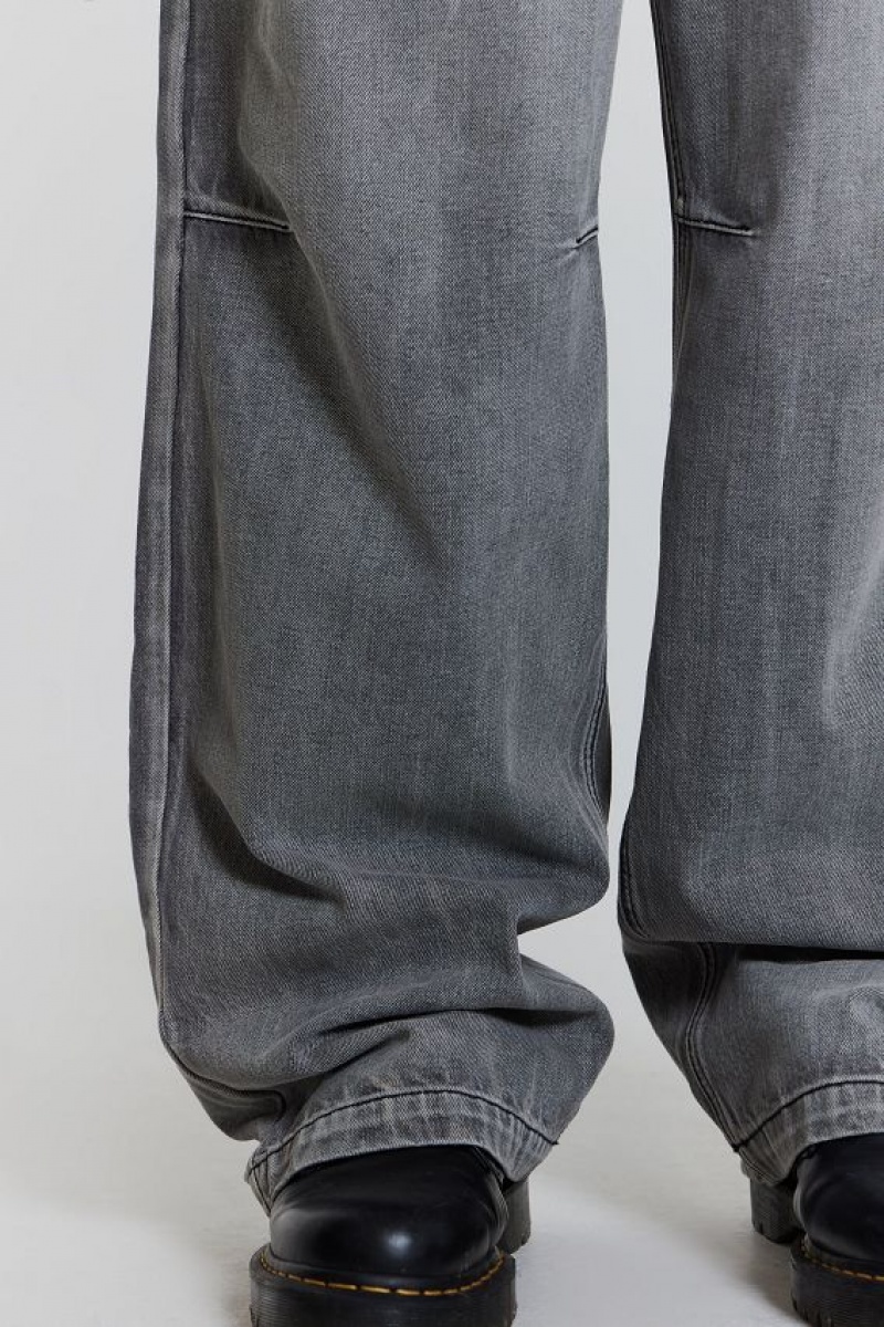 Jadedlondon Grey Acid Razor Jean | JADLDN24496