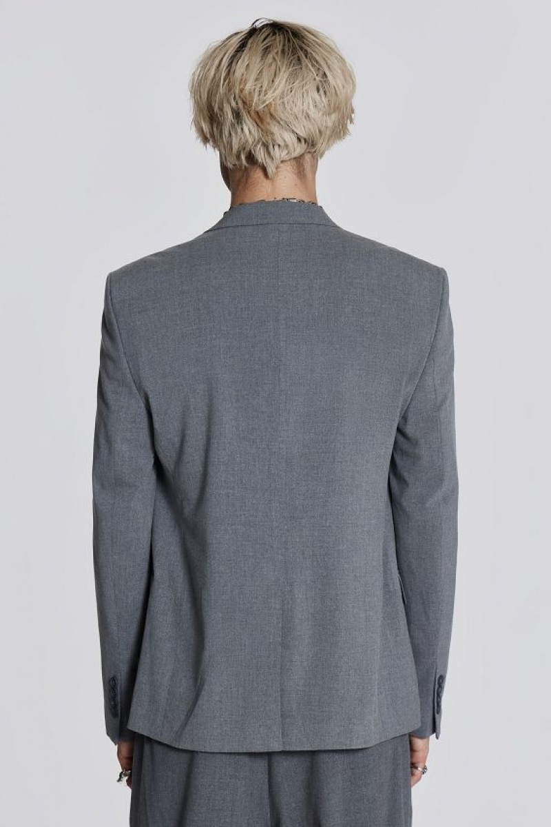 Jadedlondon Grey Goliath Blazer | JADLDN24848