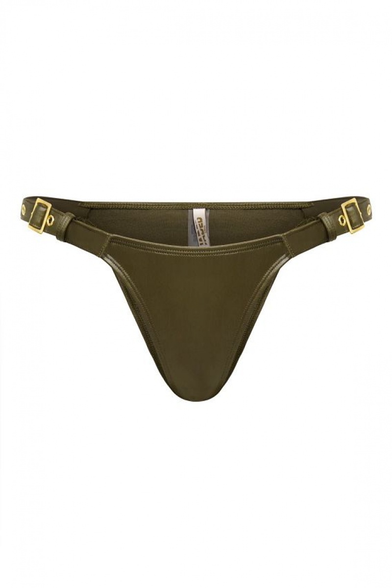 Jadedlondon Hydra Micro Bikini Bottoms With Buckle Detail | JADLDN24337