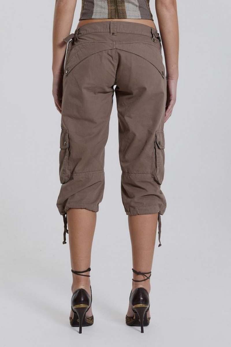 Jadedlondon Instinct Capri Cropped Cargo Shorts | JADLDN24073