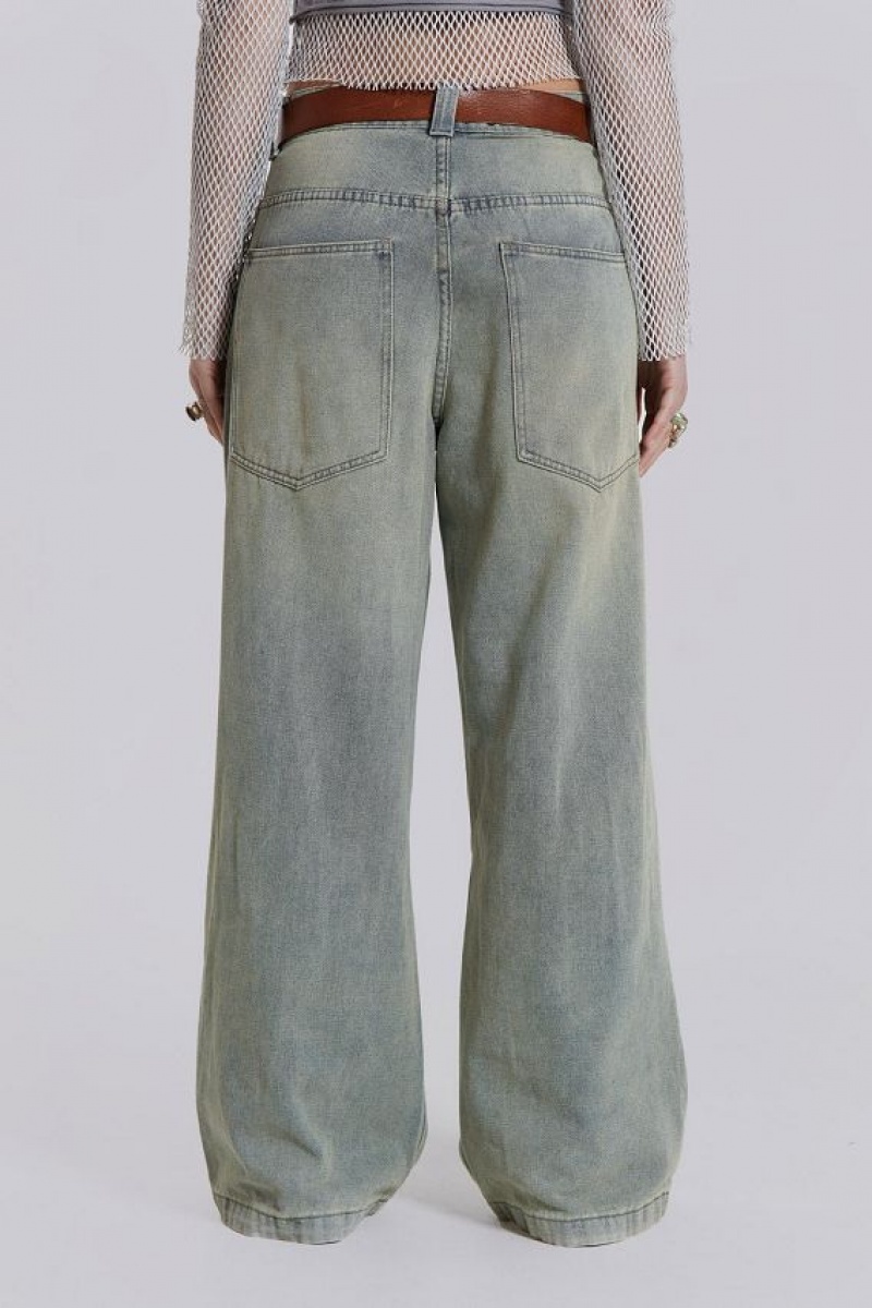 Jadedlondon Light Wash Colossus Jeans | JADLDN24416