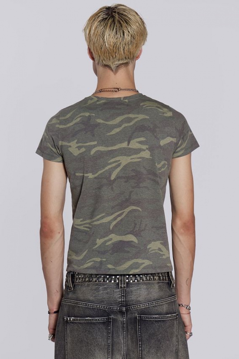 Jadedlondon Low Life Camo Tee | JADLDN24676