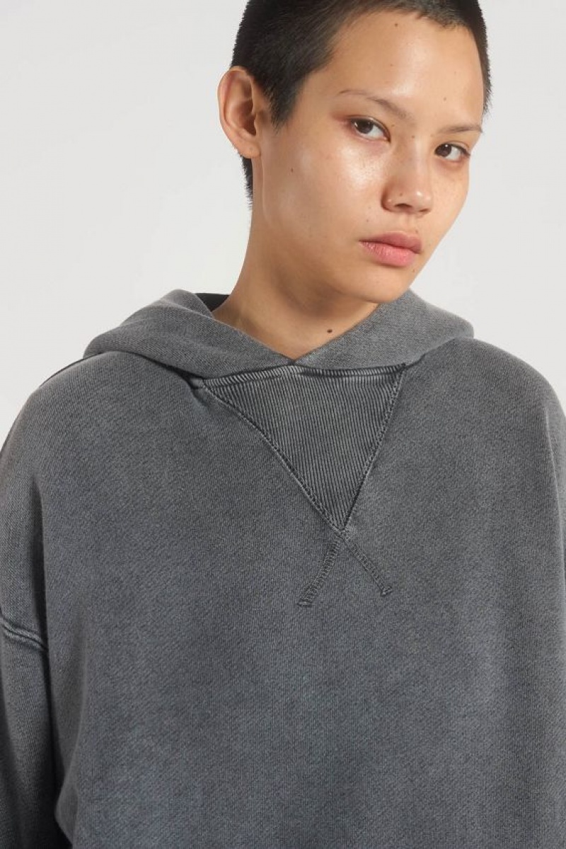 Jadedlondon Ntrls Chrome Grey Oversized Hoodie | JADLDN23891