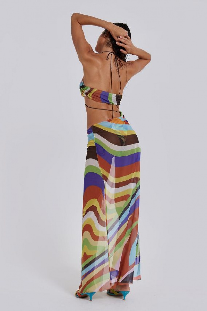 Jadedlondon Oliana Draped Maxi Dress | JADLDN24378