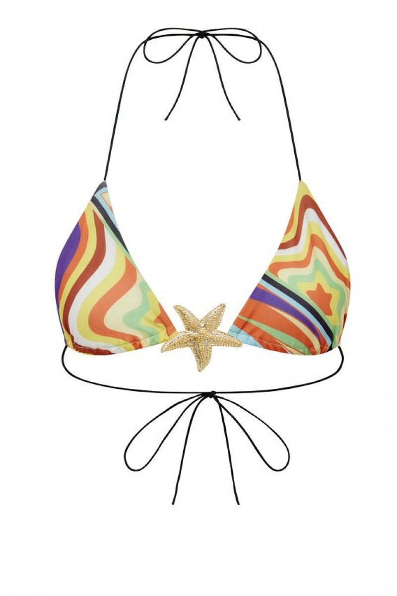 Jadedlondon Oliana Triangle Bikini Top | JADLDN24291