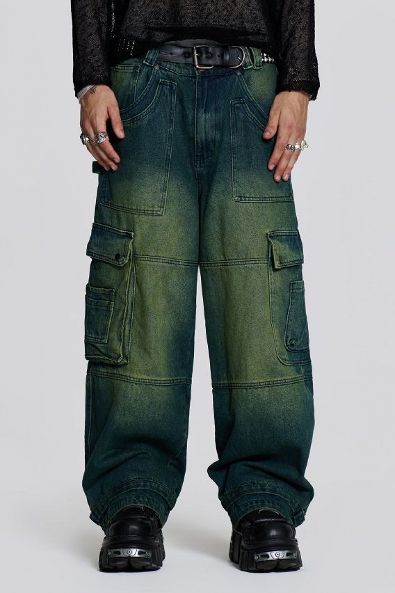 Jadedlondon Sandblast Monster Cargo Jeans | JADLDN24395