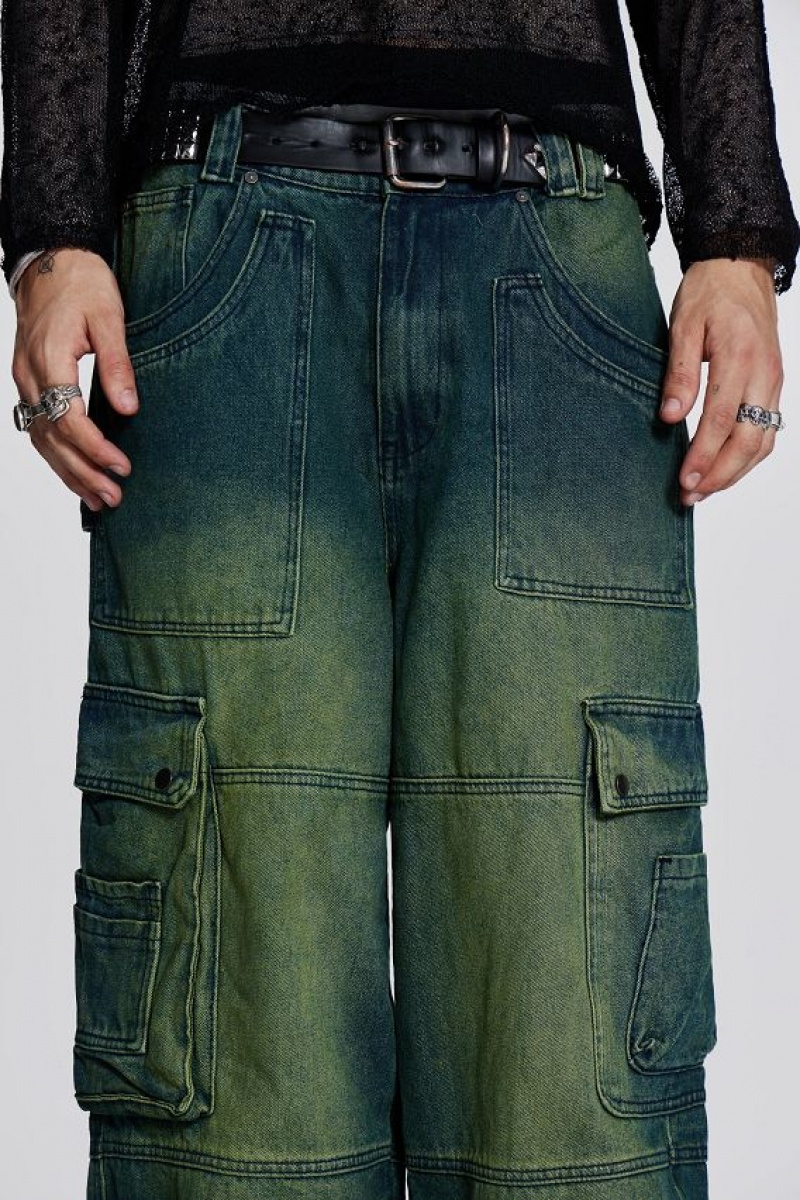 Jadedlondon Sandblast Monster Cargo Jeans | JADLDN24395