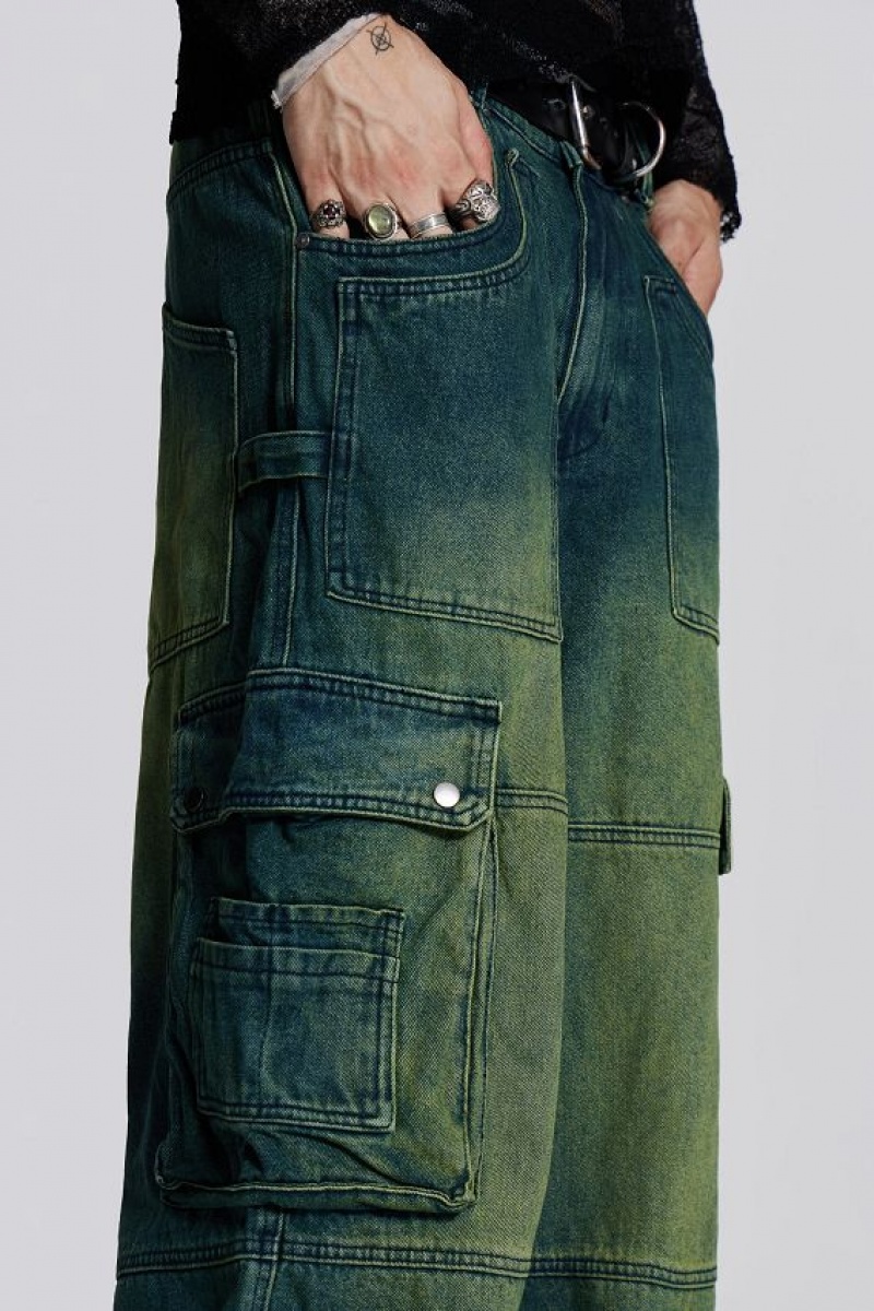 Jadedlondon Sandblast Monster Cargo Jeans | JADLDN24395