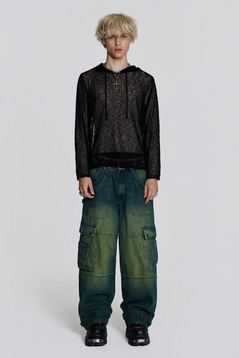 Jadedlondon Sandblast Monster Cargo Jeans | JADLDN24395