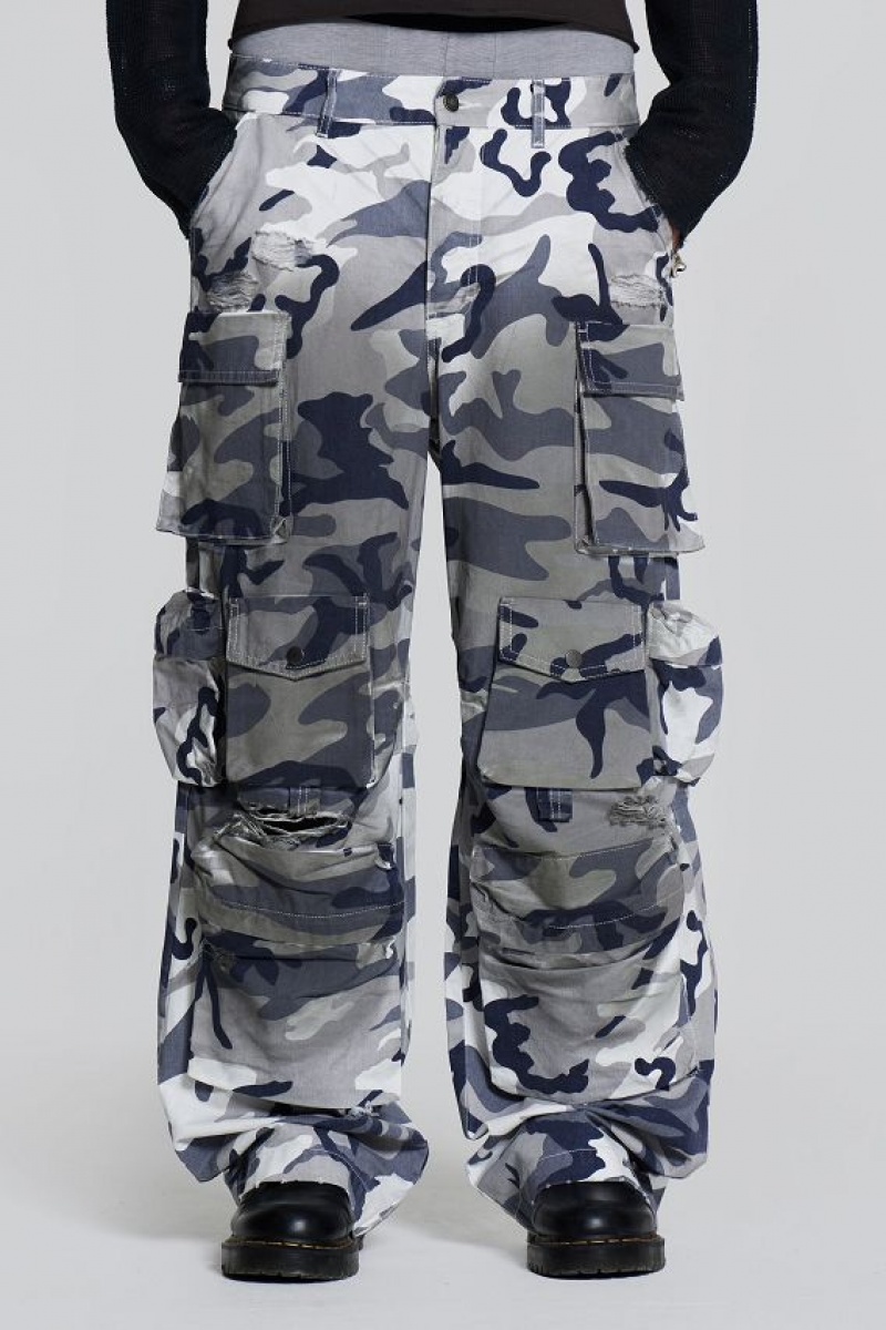 Jadedlondon Siberia Camo Cargos | JADLDN24383