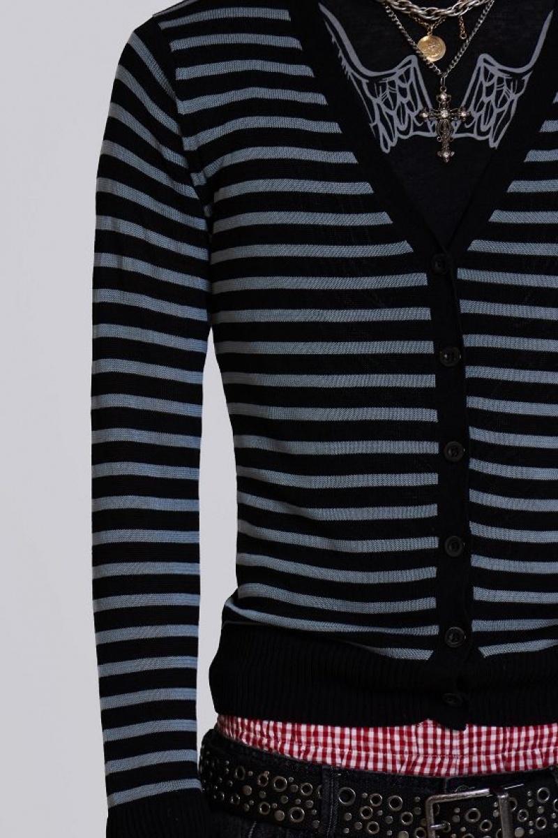 Jadedlondon Sid Stripe Cardigan | JADLDN24819