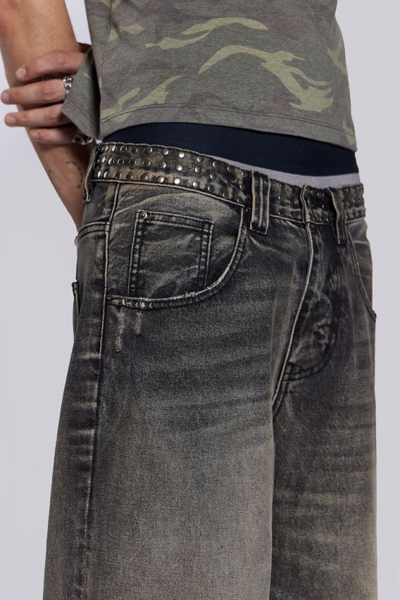 Jadedlondon Stud Colossus Jeans | JADLDN24410