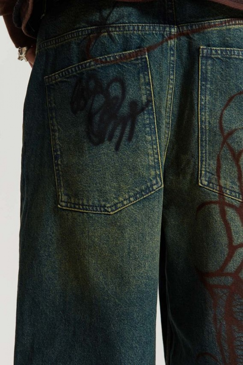 Jadedlondon Through The Trees Baggy Jeans | JADLDN24476