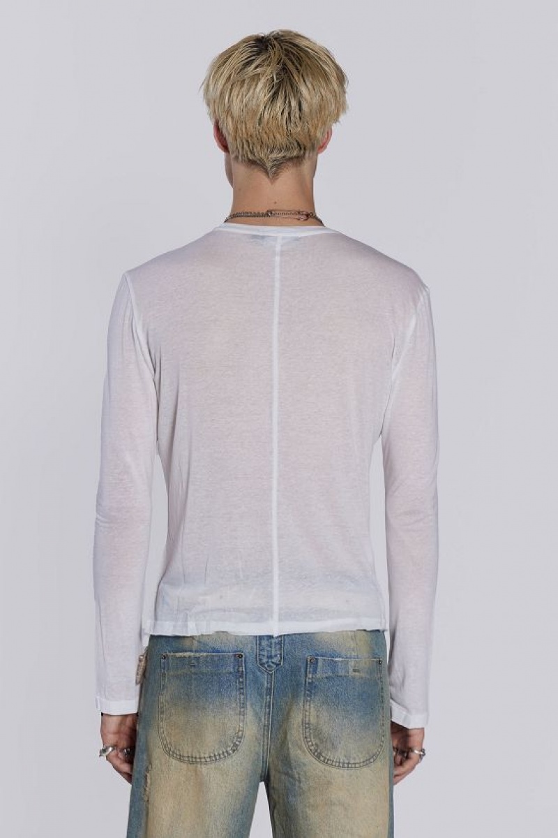 Jadedlondon White Mist Long Sleeve | JADLDN24634